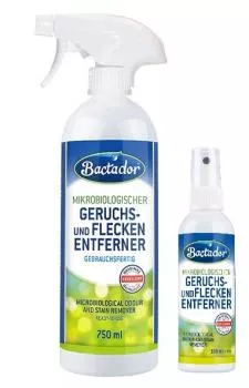 Bactador Geruchs- und Fleckenentferner - gebrauchsfertige Sprühflasche